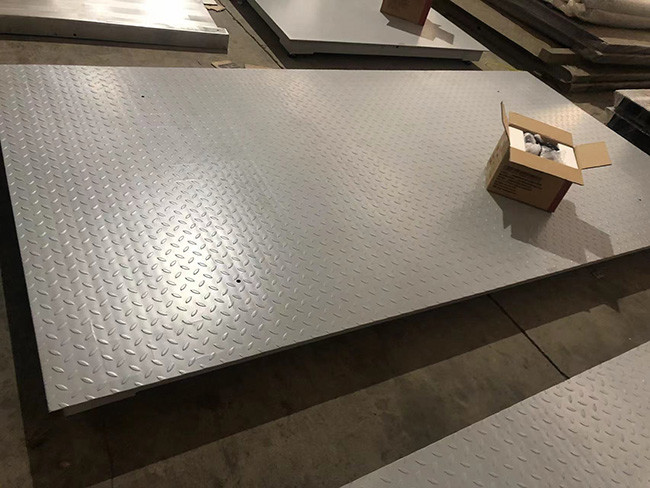 Heavy Duty Carbon Steel Industrial Floor Scales Electronic 3000Kg