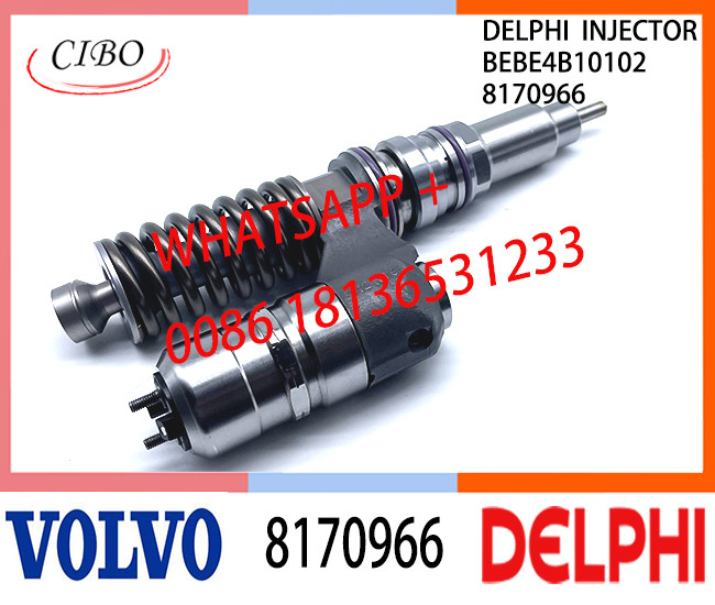 VOL 8170966 BEBE4B10102 Fuel engine Diesel Injector 8170966 BEBE4B10102 A1 for VOL D12 3124 US SPEC 340-425 HP