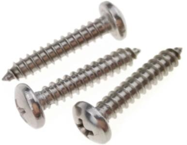 Pan Head Self Tapping Screws Stainless Steel 304 for Engineering