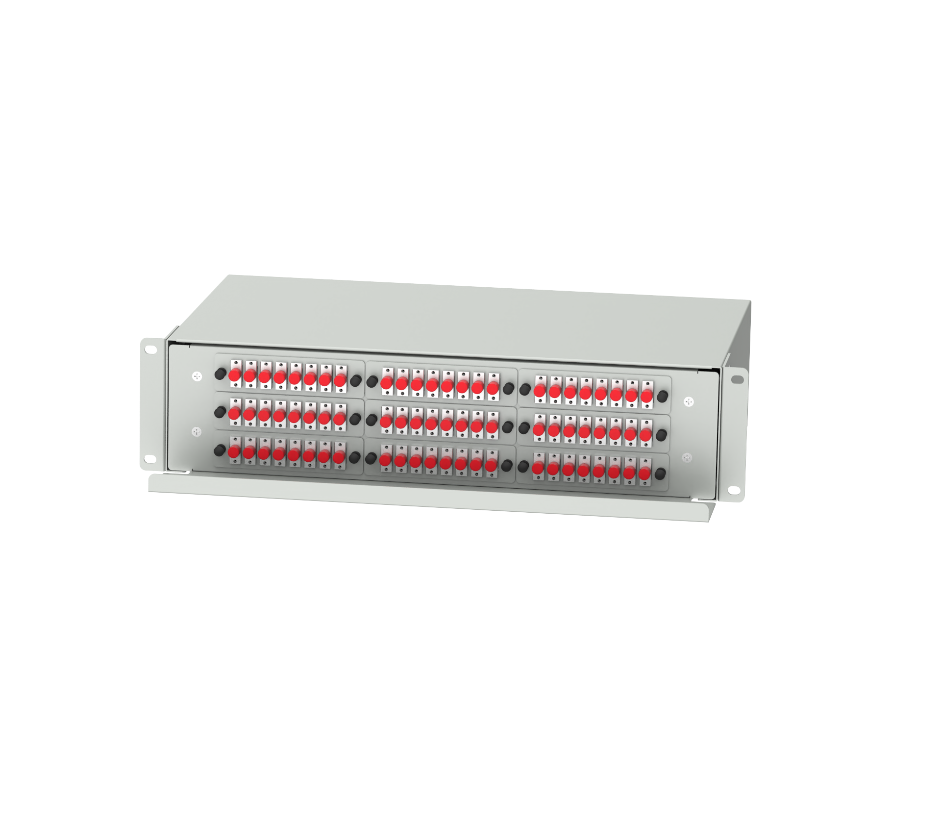 FC Type 72 Ports Optic Fiber Distribution Patchpanel for FTTX in Advanced ODN Network