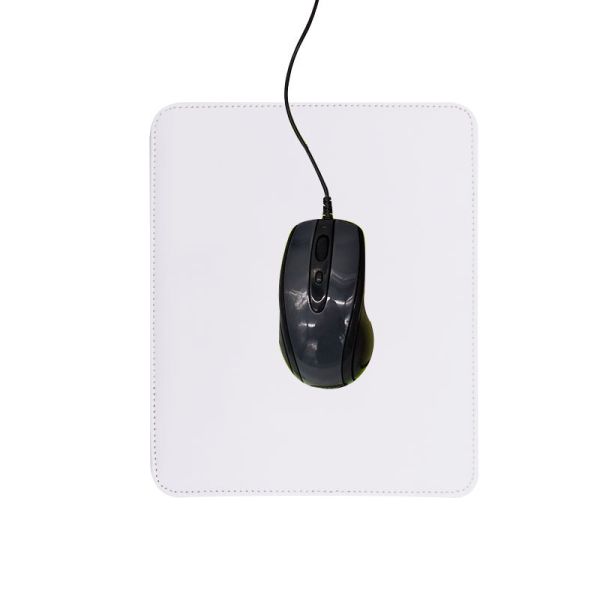 Customize Logo Rectangle Dye Sublimation Blanks Pu Leather Desk Mat Mouse Pad Non-Slip Mousepad Rgb Gamer