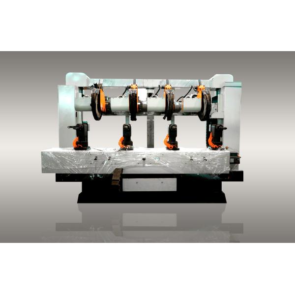 High-Efficiency Industrial Metal Polishing Machine with Adjustable Wheels