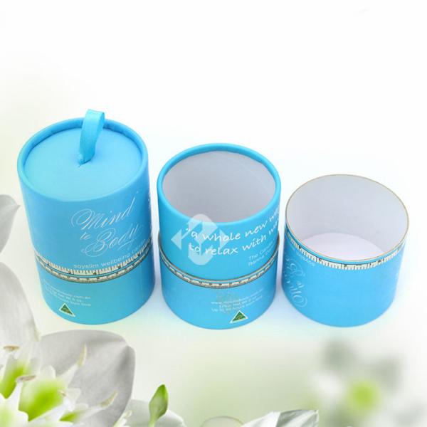 Customizable Cardboard Paper Tube Packaging Compact Tube Packaging For Candles