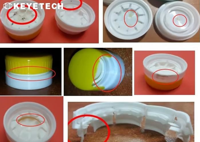 Advanced Vision 20mm-60mm Plastic Cap Inspection System For Glass Bottle OEM