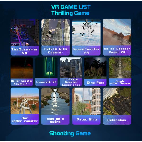 Vr Flight Simulator Chair Indoor Gaming 360 Degree Rotation