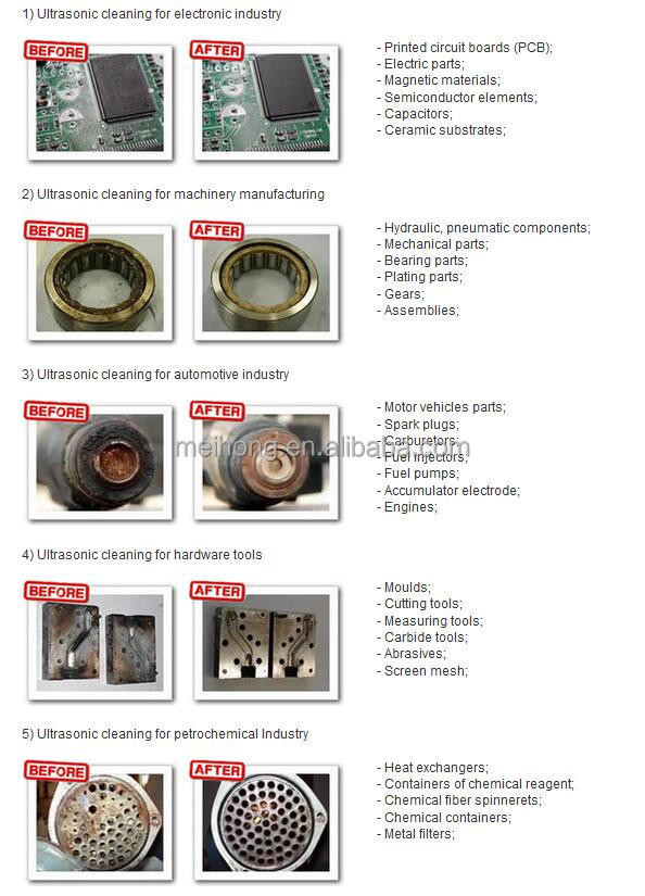 Precision metal parts 61L Filter Circulation Industry Ultrasonic Cleaner Sonicator Bath Price Engine Block Parts Washer