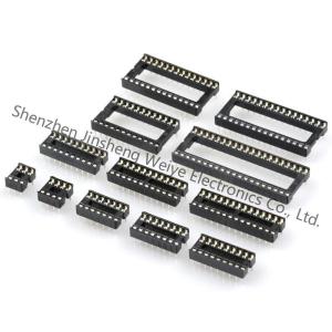 Quality DIP IC and device socket Switch DIP OFF ON SPST 8 Piano 0.1A 24VDC PC Pins 2.54mm Thru-Hole Box/Tube for sale