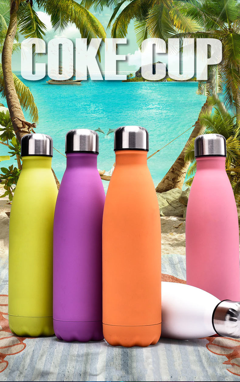 Private Label Custom Double Wall Stainless Steel Vacuum Flasks Thermos For Travel