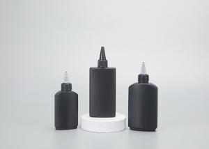Quality 60 120 Ml Black Pet Plastic Tattoo Ink Bottle Squeeze Twist Top Cap Oil Applicator Bottle for sale