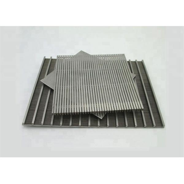 OEM Water Intake Flat Sheet Drum Wedge Wire Screen Panel For Vibrating Sieves