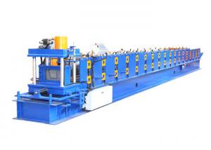 China Steel / Aluminum Gutter Roll Forming Machine With Precision Counter And Cutting on sale