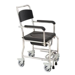 Quality Toilet Chair with Wheeled Potty Steel Lightweight Commode Chair for sale