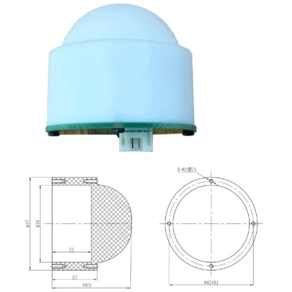 High Integration KLM800 Radar Level Sensor Module with ±2.75° Antenna Beam Width and 10m Measurement Range