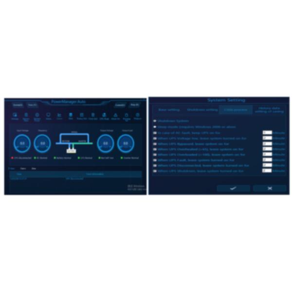 UPS Line Interactive 800VA UPS Simulated Sine Wave With Computer Backup UPS USB RS232