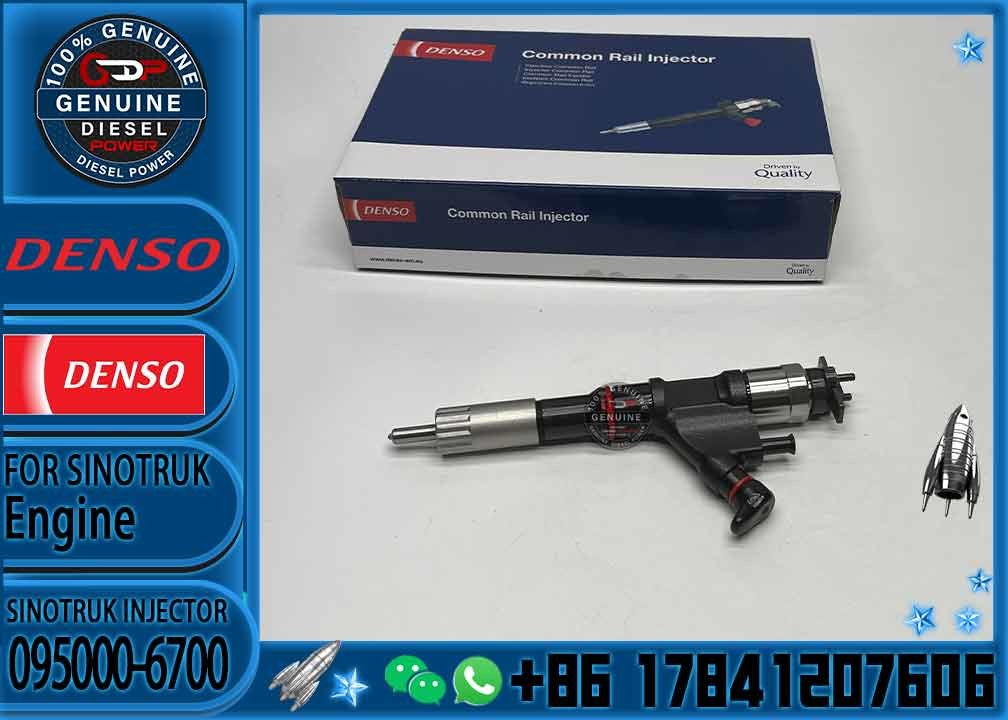 Diesel Common Rail Fuel Injector 095000-6700 095000-6701 9709500-670 0950006700 0950006701 for HOWO VG1540080017A R61540