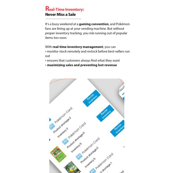 Monster Collection Vending Machine Customizable For Single Cards Booster Packs Sealed Booster Boxes