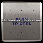Metal Anti theft 4.75" square push to open or push to exit switch for door,Automatic Handicap Button Door Opener