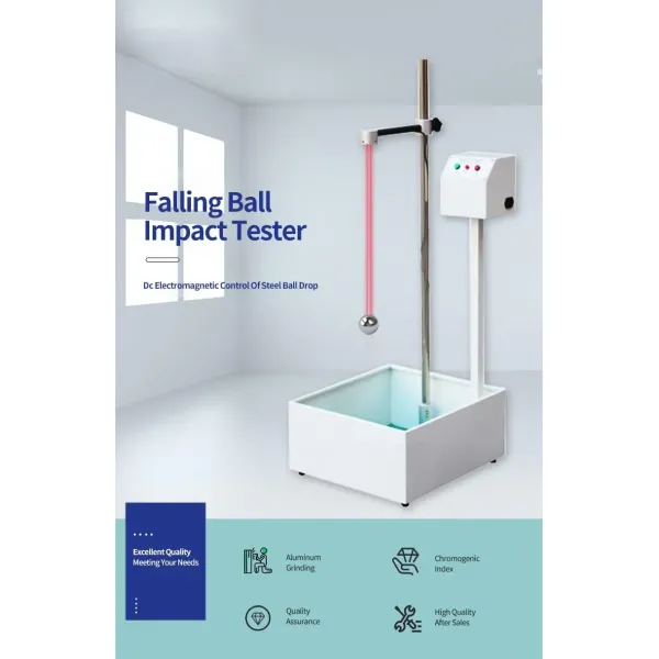 Plastic Impact Testing Machine Adjustable Height Drop Ball Impact Tester Machine