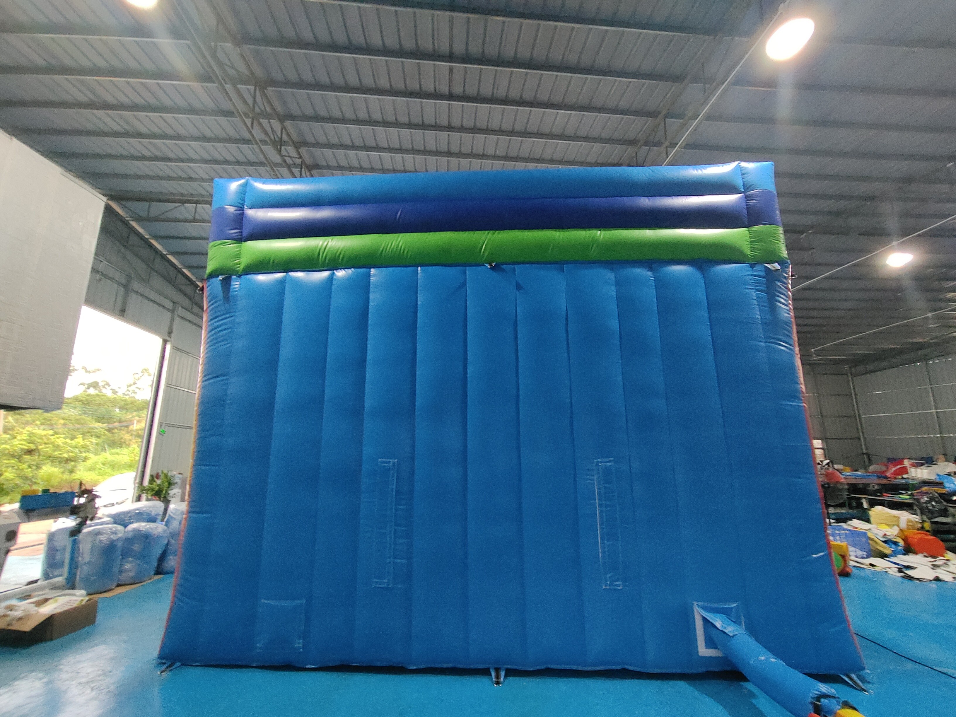 UL Listed Commercial Inflatable Water Slides Vertical Rush Inflatable Obstacle Slide Customized Logo