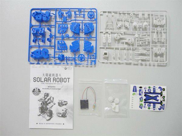 DIY Assemble Solar Energy 3 in 1 Multiple Types Solar Toy Solar Robot Kit Robot Novelty & Gag Toys