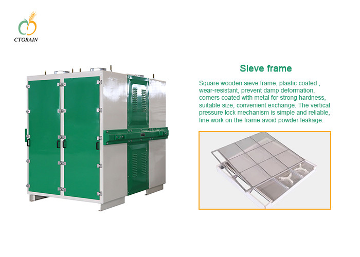 Grain Processing Maize 15kw Wheat Flour Sifter Plansifter