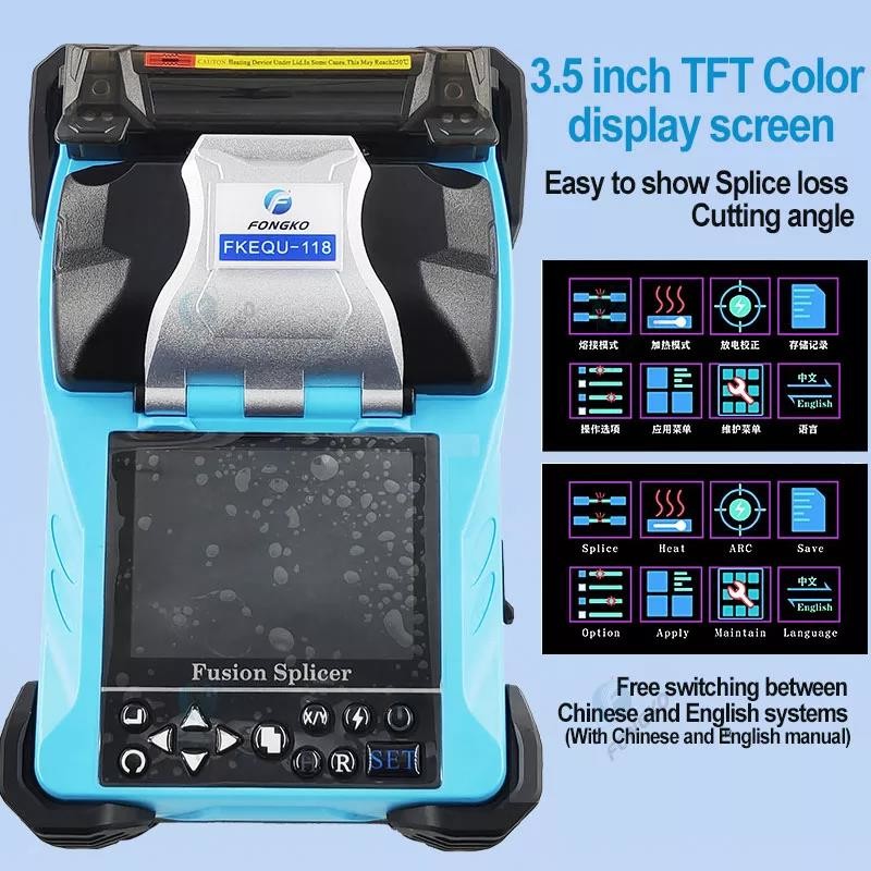 4800mAh Battery Fiber Optic Fusion Splicer for Seamless Splicing of Fiber Cables