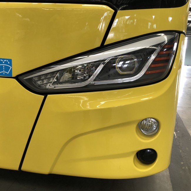 8m Zero Emission Green Power Electric Bus Driving Mileage 250km