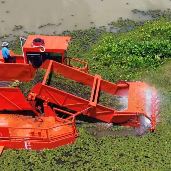 High Performance Small River Cleaning Boat 4 CBM
