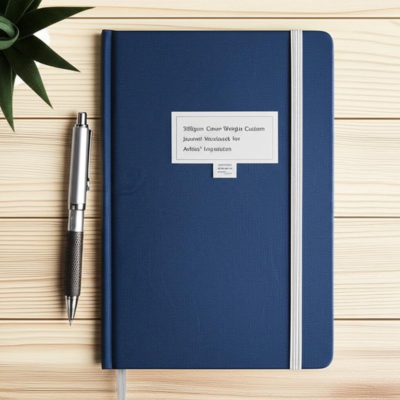 15 Page Count Spiral Hardcover Notebook without Pocket and Embossed Design