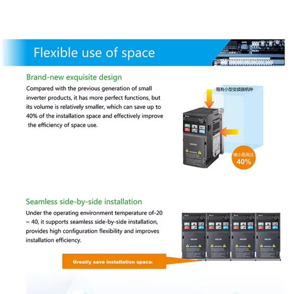 Custom 10 kW Three-Phase Variable Frequency Drive (VFD) 220V/380V for Motor Protection