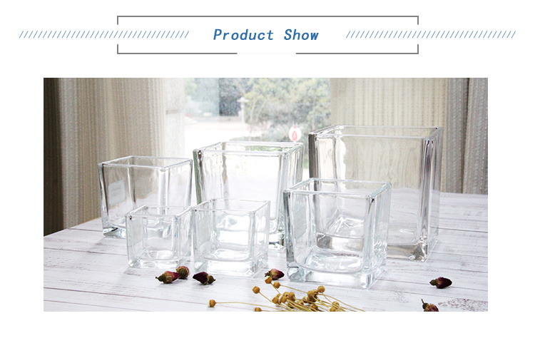 4oz 6oz 8oz 10oz 12oz Empty Matte Frosting Square Glass Candle Jar-Rectangle Glass Candle Jar
