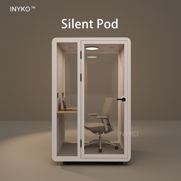 Portable Soundproof Booth with 40dB Noise Reduction and 1 Year Warranty for Office Pods