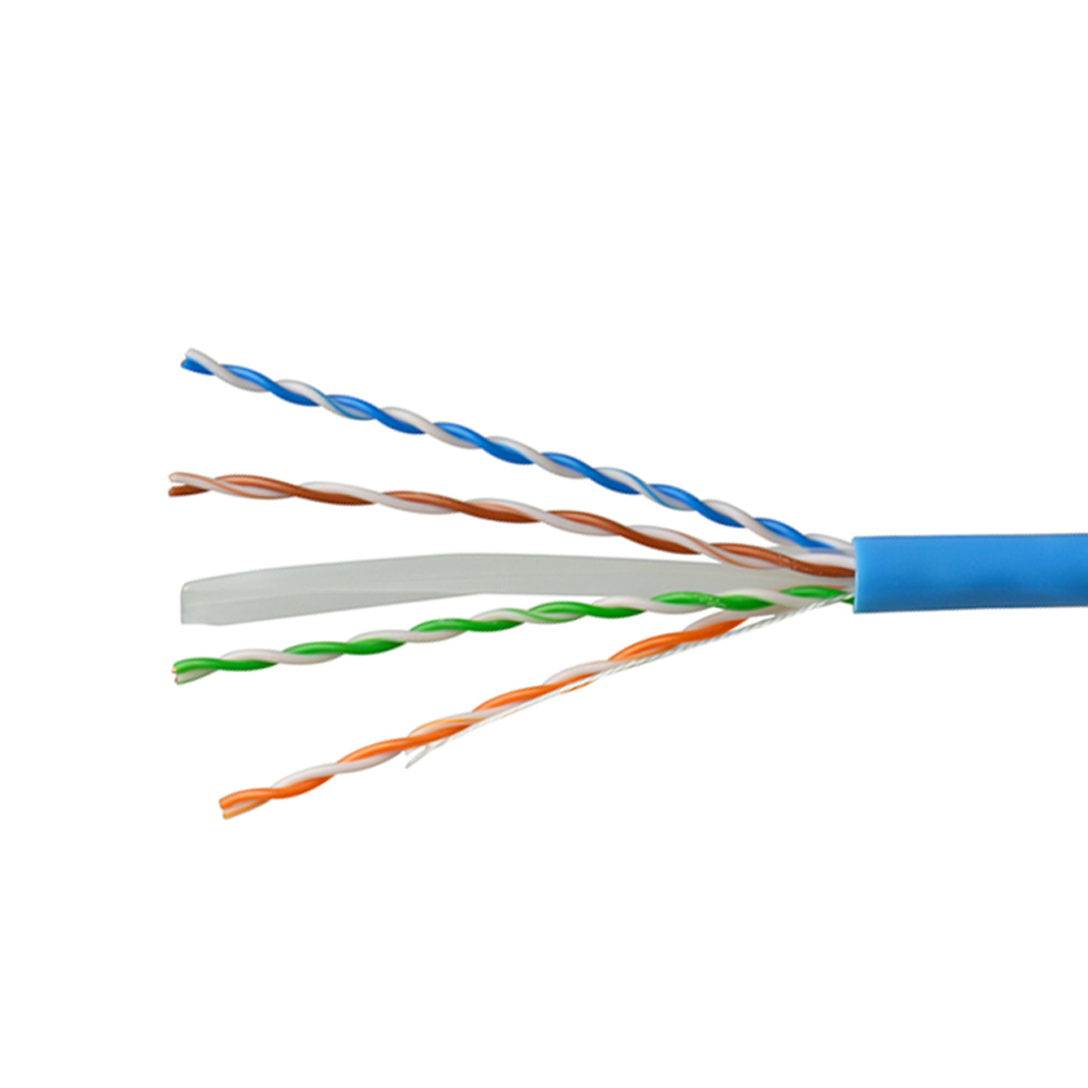 LSZH Jacketed Utp Ethernet CAT6 Lan Cable 1000ft Utp With 8 Conductors