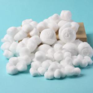 Quality Organic Cotton Medical Cotton Ball Disposable Soft Cotton Wool Balls for sale