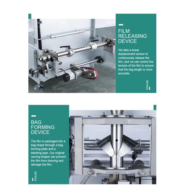 Automatic Horizontal Zipper Seal Stand Up Pouch Bag Fill Packing Machine for Food Chips