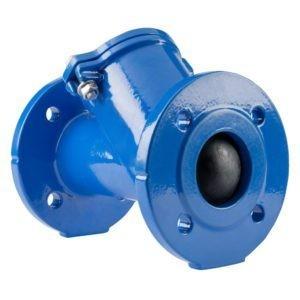 Quality DN50 Flanged End Carbon Steel PN40 Din Standard Ball Type Flange Check Valve for sale