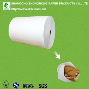 China greaseproof PE coated bleached kraft paper for food packaging on sale