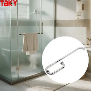Quality Customization Aluminium Hardware Shower Screen Glass Door Handle for sale