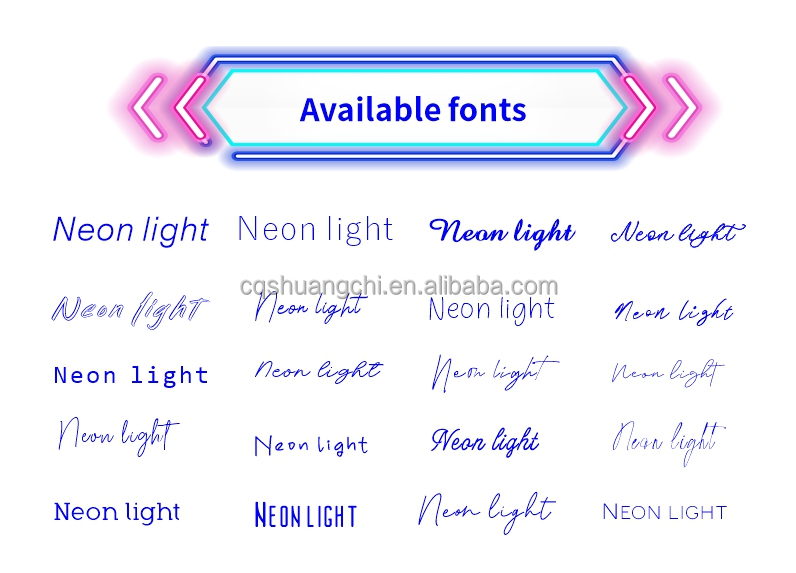 Crafted Letters LED Neon Light Sign for Customized Wedding Decor in Contemporary Style
