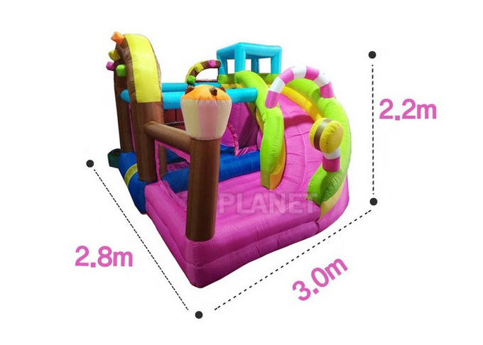 Custom Logo Yard Plato PVC Inflatable Bounce House