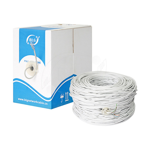 Indoor Ethernet Cable Cat 6 UTP 4 Twisted Pairs With Copper Conductor