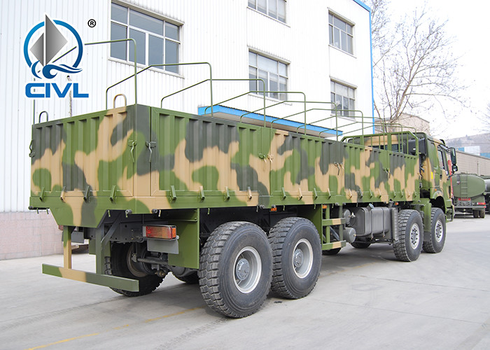 WITH ISO CCC APPROVAL All Wheel Heavy Equipment Trucks 8x8 371hp EuroII 50t Sinotruk HOWO Brand