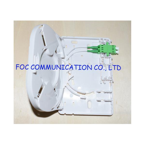 Fiber Optic Termination Box 4 Port Full Loaded With Adapters and Pigtails