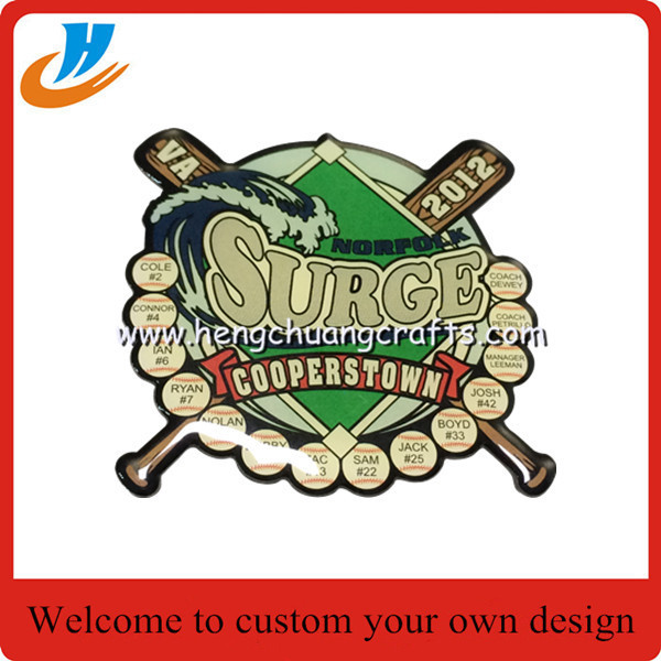 Baseball badges,metal badge with print process 7-10 lead time custom baseball pins
