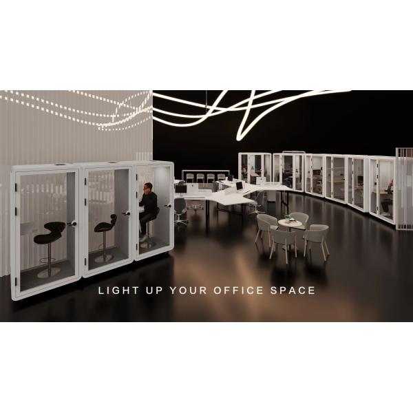 Portable Soundproof Booth with 40dB Noise Reduction and 1 Year Warranty for Office Pods