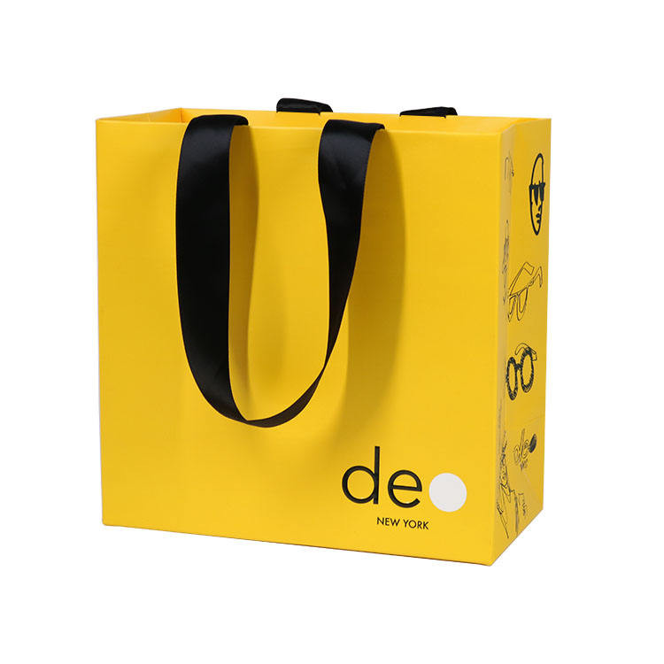 handmade flashing Jewerly gift screen printing Paper shopping Bag