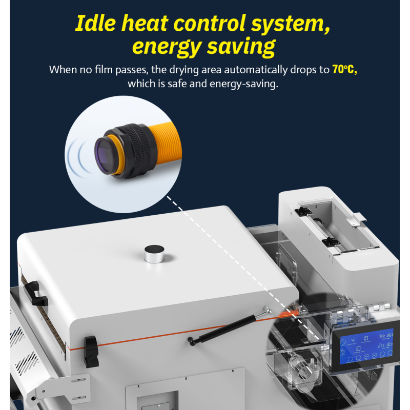 Ingani Supercolor A4 White Ink Pump Circulation 30CM DTF Printer Impresora With Dual I1600 Printhead Powder Shaking Oven Machine