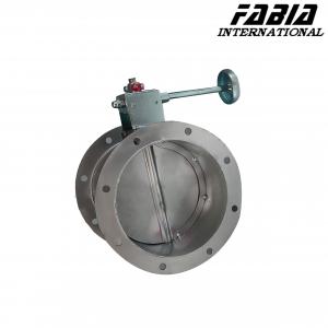 China Stainless Steel Manual Air Valve Flange Ventilation Control Valve on sale