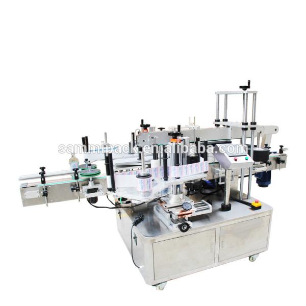 High Quality Dual-Sided Sticker Labelling Machine Precise Paper Label Applicator for Cosmetic Wine Bottles Front & Back 2-Sided
