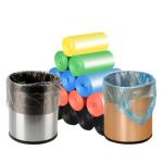 Custom Logo Black Bin Carrier Refuse Biodegradable Disposable Garbage Bags